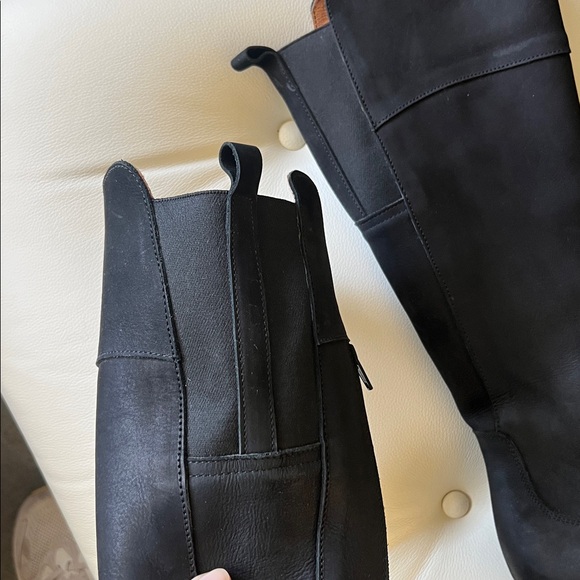 Adelante Black Leather Boots, Size 10 - Picture 10 of 12